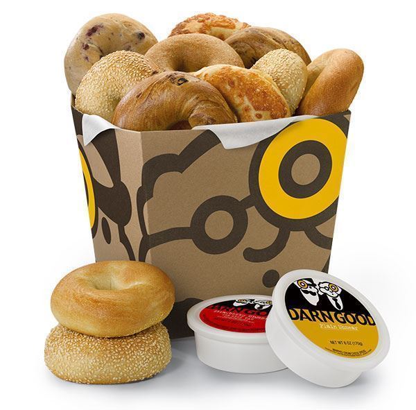 Picture of 6 Bagels and 1 Tub of Schmear